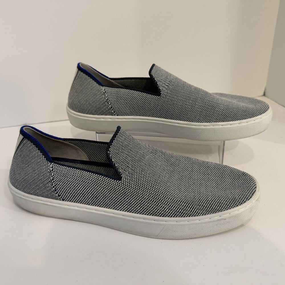 Rothy’s The Original Slip On Sneaker in Anchor Textile Women’s Size 8.5 Used